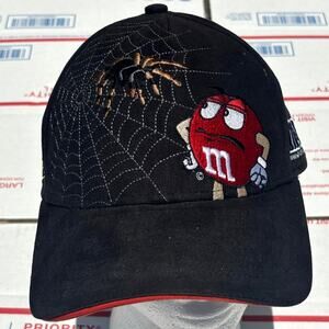 Black & Red M&Ms Nascar Racing Men's Hat